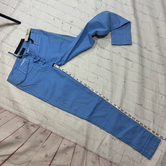 JUICY COUTURE Skinny Jeans powder Blue Lace-Up women’s denim ankle pants NWT - Picture 10 of 15